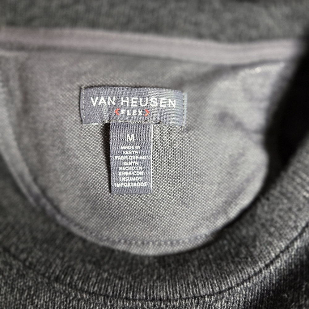 Men's Van Heusen Medium Dark Gray Sweater In Exce… - image 3